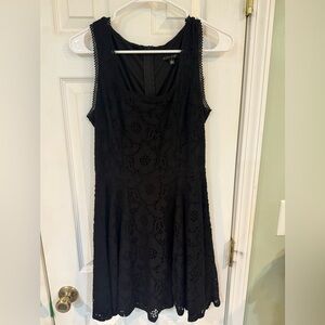 City Triangles Black Sleeveless Cowl Neck Mini Dress